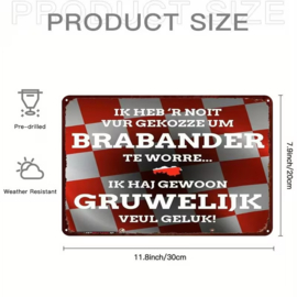 Tekstbord humor - Ik heb 'r nooit vur gekozze um...