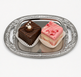 Mini petit fours serveerschaaltje