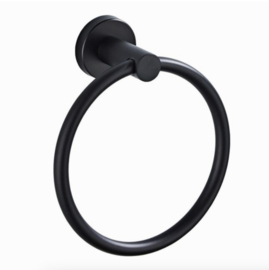 Pendant handdoek ophang ring - Zwart