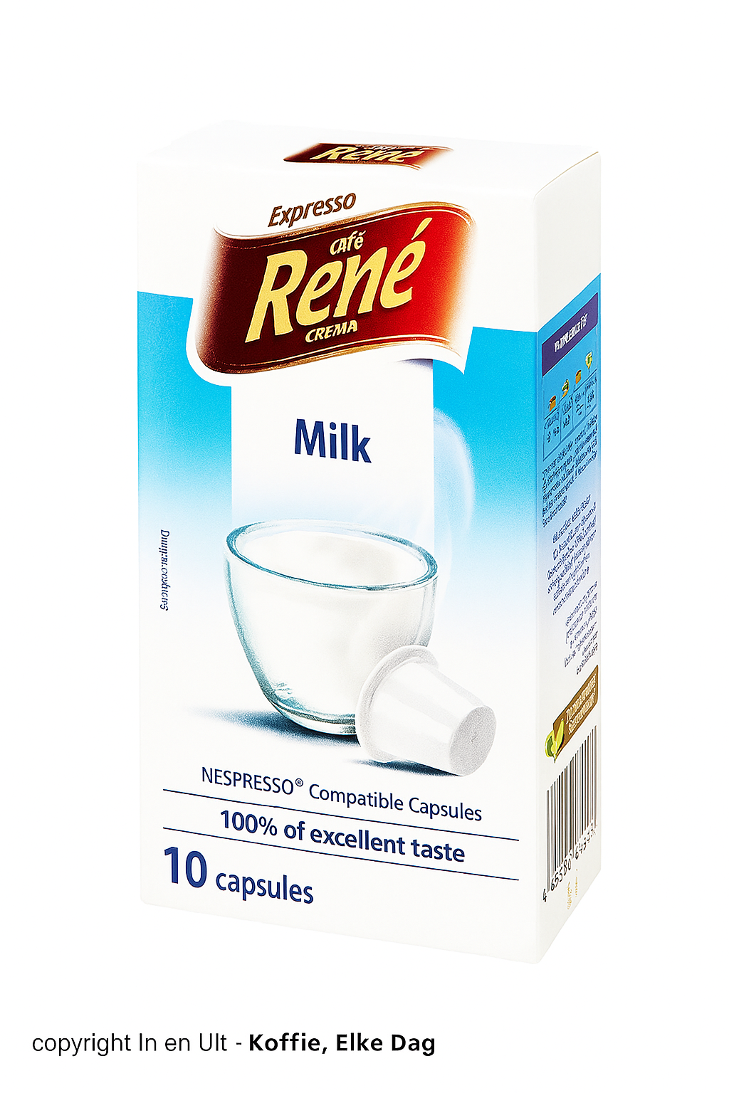 René Café melk capsules voor nespresso koffiezetapparaten