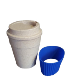 Coffee to go beker met deksel en coldgrip