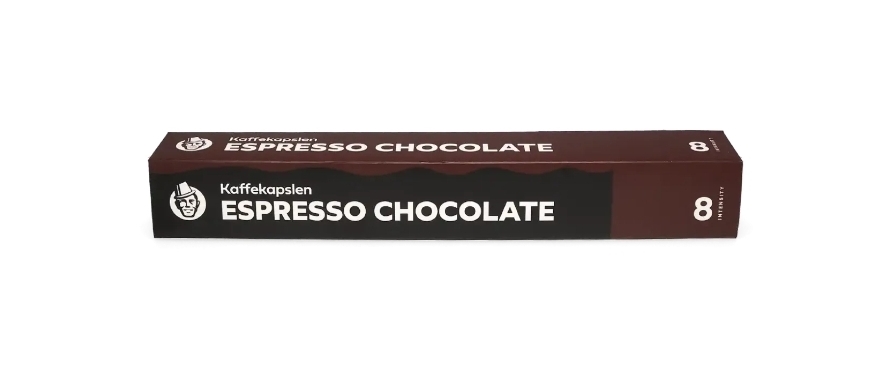 Espresso chocolate nespresso capsules koffie cups