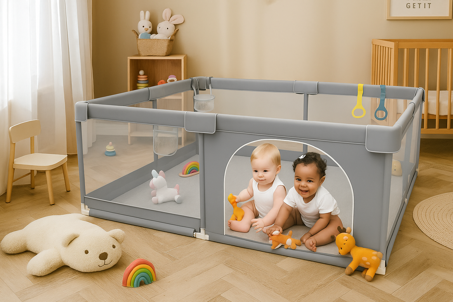Kinder speelbox grondbox 150x180 cm