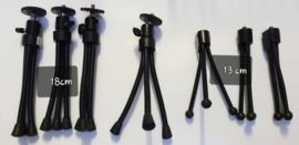 Partij van 7 Mini tripods