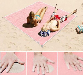 Zandvrije Roze beach mat van  Apachie