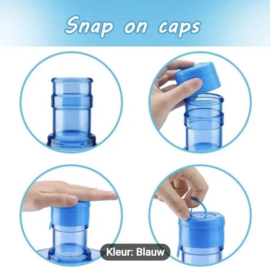 Snap om waterkoeler fles doppen - herbruikbaar