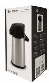 Hendi Rvs airpot pompkan 2.2 liter