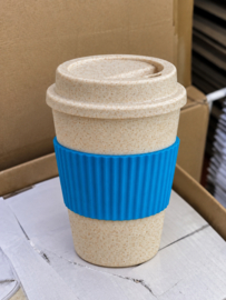 Partij van 42x Coffee to go beker koffie beker met deksel en cold grip