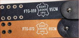 Partij echt lederen riemen - 96 stuks
