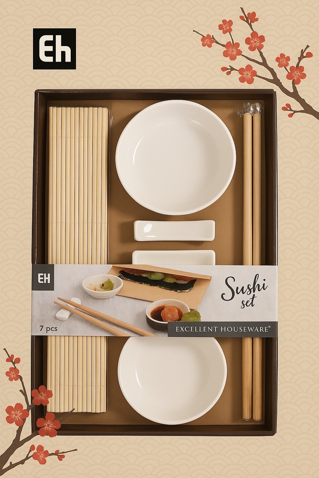 7 - delige Sushi set