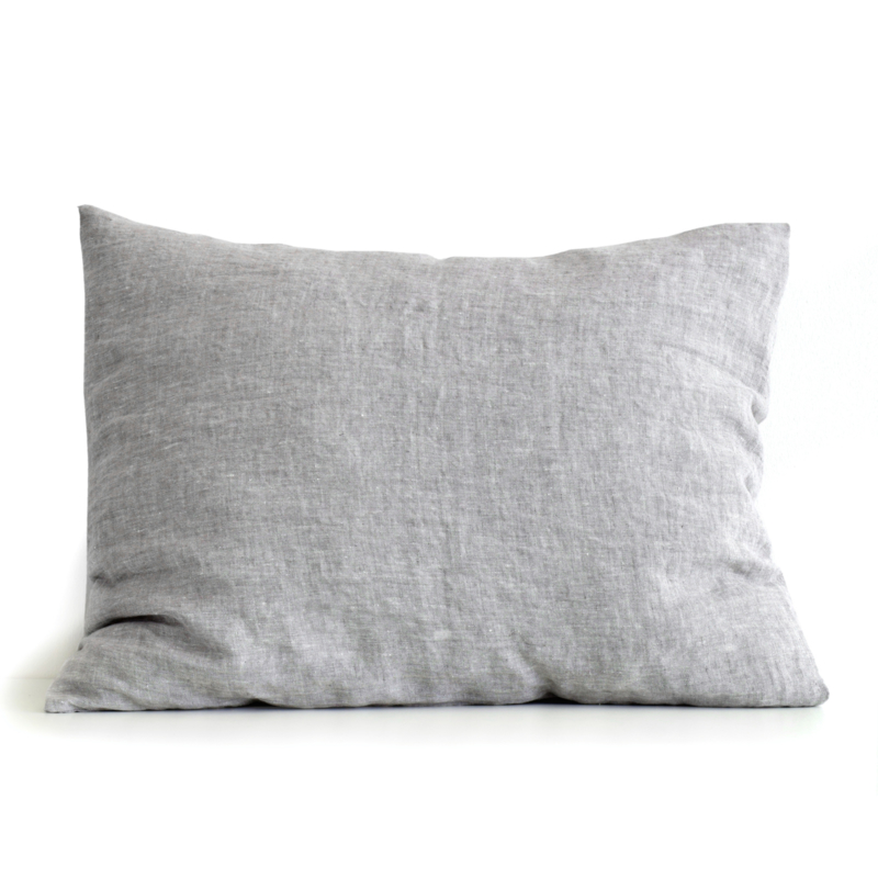 linen pillow case PEBBLE