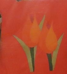 Tulpen kussen - Tulip cushion