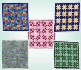 Pine Glenn - Quilts in Kruissteek 3 - Scrappy Stars - Quilts in Cross Stitch 3