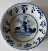 Delft blue plate - 5.5 cm