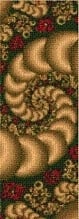Cross Stitch Collectibles - Fractal 101 - Bookmark