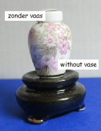 Miniatuur Standaard voor Vaas - Miniature  base for vase