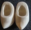 Wooden shoes 2.5 cm - light wood