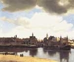 Scarlet Quince - Johannes Vermeer - View of Delft