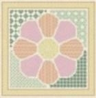 Stitchin`Sprirations - Sally Rudkin - Blackwork - Bloemen Merklap - Flower Sampler