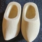 Wooden shoes, small - light wood