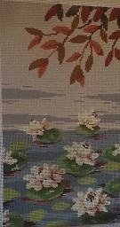 Stramien - Waterlelies - Canvas Water lilies