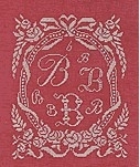 DHC - Initials, 10 White Ribons - ABC