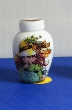 Miniatuur bolle Vaas, hoog - 11 - Miniature round Vase, high