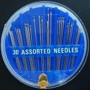2 Cases  with sewing needles - 30 pcs each