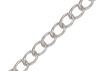Smalle ketting verzilverd - 2.3 mm -  Small cable chain silver plated