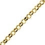 Chain gold plaited - 4 mm