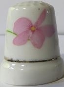Vingerhoed - 066 - porselein - bloem - Thimble - flower - bone china