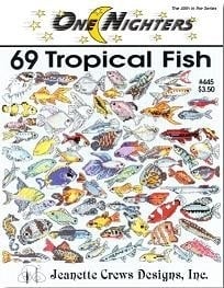 Jeanette Crews Designs - One Nighters - 69 Tropische Vissen - 69 Tropical Fish