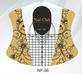 Sjablonen nail club NF-06