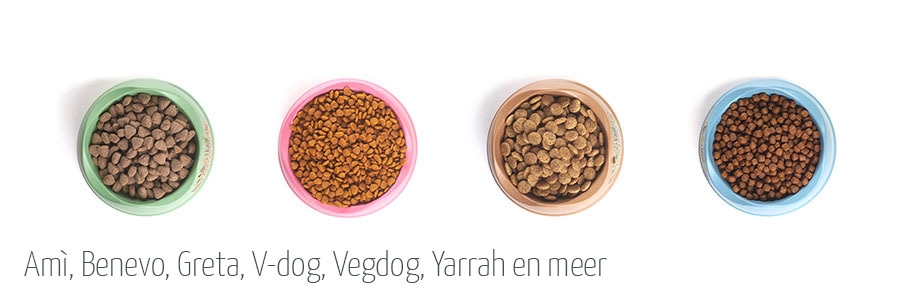 Amì, Benevo, Greta, V-dog, Vegdog, Yarrah en meer Amì, Benevo, Greta, V-dog, Vegdog, Yarrah en meer