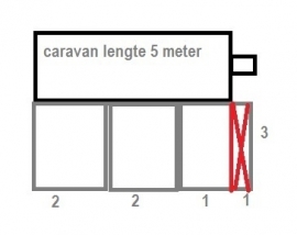 Voortentvloer 3 x 5