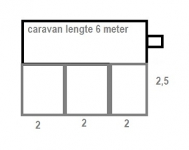 Voortentvloer 2,5 x 6