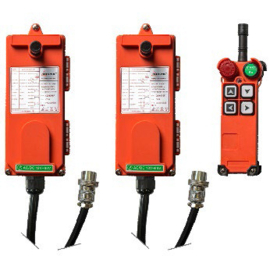 DELTACONTROL Centrale radiografische bediening voor 2 DEH takels, 2 knops