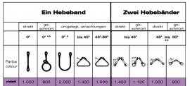 Delta Hijsband 1000 kg Paars