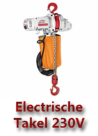 Delta Electrische Takel 230V Hijsen en Sjorren