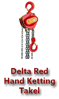 Delta Red Hand Kettingtakel Hijsen en Sjoren