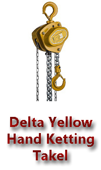 Delta Yellow Hand Kettingtakel Hijsen en Sjorren