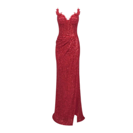 EXCLUSIEVE STRAPLESS RODE AVONDJURK By Yessey