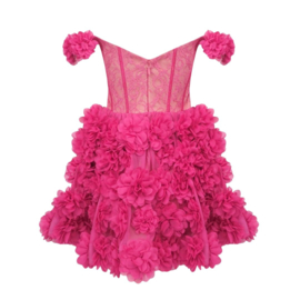 OFF SHOULDER FLOWER FEESTJURK By Yessey