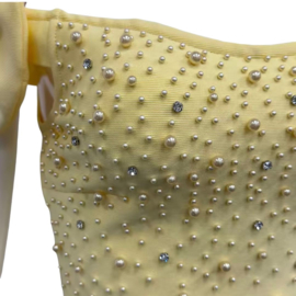 GELE BRUILOFT JURK BOW & GLAM By Yessey