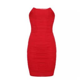 COLETTE STRAPLESS RED DRESS  By Yessey
