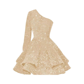 GOUDEN  FEESTJURK By Yessey