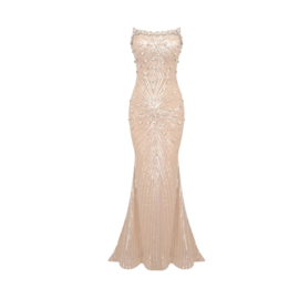 EXCLUSIEVE STRAPLESS AVONDJURK By Yessey