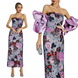 BLOEMEN PAILLET FEESTJURK By Yessey