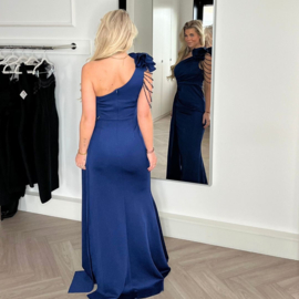 DONKERBLAUWE TOUCH OF GLAM AVONDJURK By Yessey