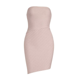 RELIEF STRAPLESS DRESS By Yessey